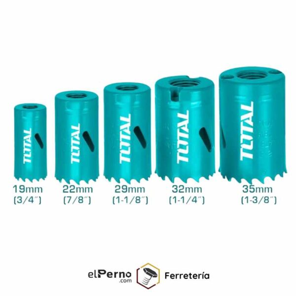 JUEGO DE COPAS DE SIERRA BIMETAL TOTAL
