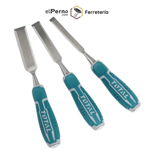 Juego de Formones 3 piezas para madera Total